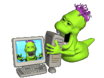 computer virus animation